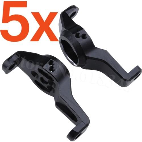 5Pairs TRX4 Aluminum Front Caster Blocks Portal Drive C-Hub Carrier Replace 8232 for TRAXXAS Trx-4 TRX4 1/10 RC Crawler Parts