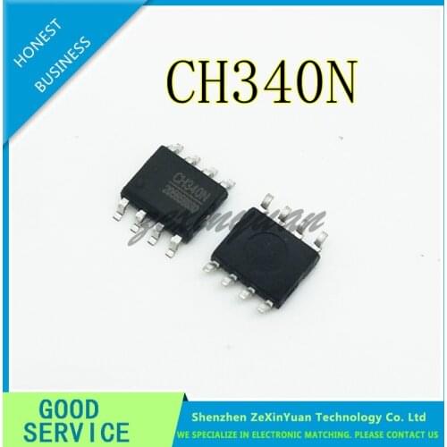 5PCS 10PCS CH340N SOP-8 USB Serial Port Chip Compatible with CH330N