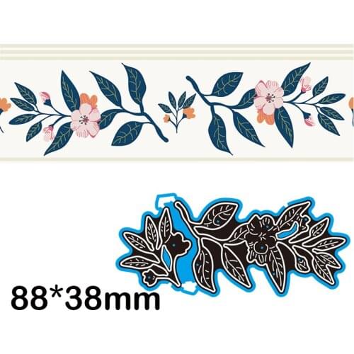 88*38mm Flower Laciness New Cutting Dies Scrapbook Decoration Embossing Paper Craft Album Card Punch Knife Mold