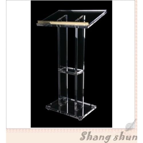 Acrylic Desktop Lectern Acrylic Lectern Stand / Acrylic Podium Pulpit Lectern for Church Modern Design Acrylic Lectern