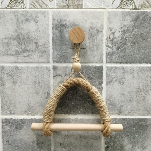 Antique towel rope home hotel bathroom decoration paper towel rack toilet paper rack towel rack toliet paper holder