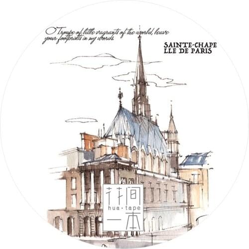 European Cities 4.5cmx10m Paper Masking Tape Sticker