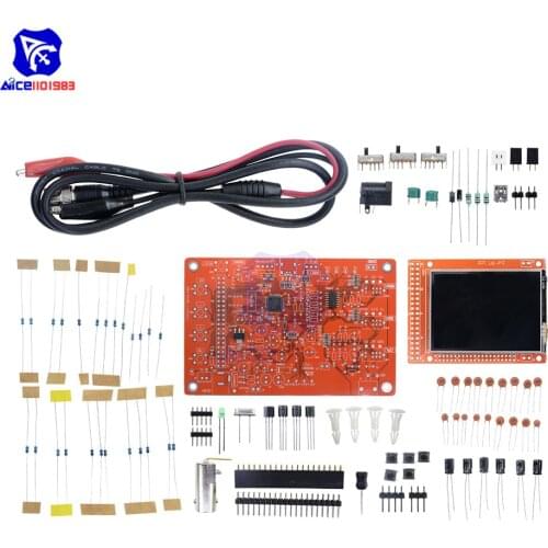 Diymore Digital Oscilloscope 2.4" TFT LCD STM32 200KHz Alligator Clip Probe Electronic Diagnostic DIY Learning Kit for DSO138