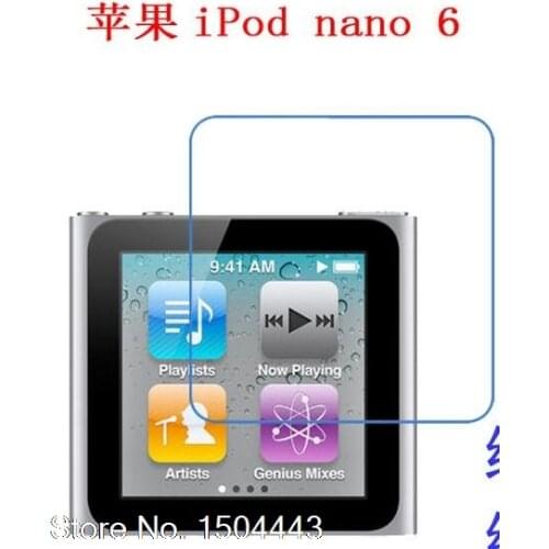 For Apple iPhone iPod nano 6 8G Film 2pcs/lot High Clear Transparent Screen Protector Soft sticker Film