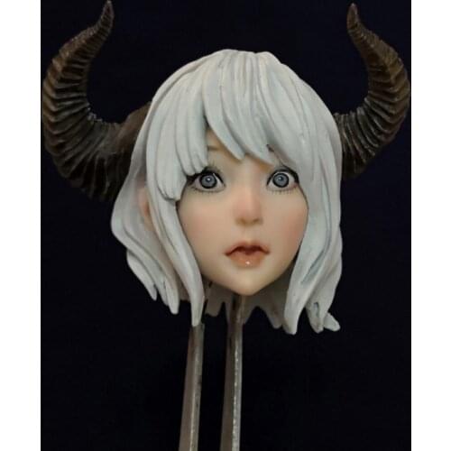 Estartek 1/6 Custom Anime Elf Head Sculpt for 12inch Action Figure DIY