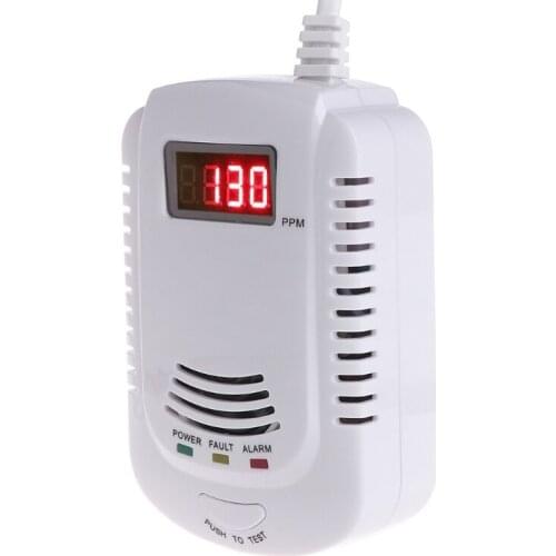 Coalgas Natural Gas Methane Propane Leak Detector Tester Measurer Home Security EU Plug