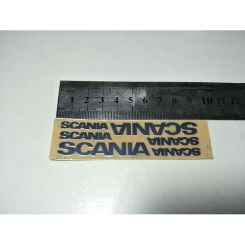 Metal Stickers Paster for 1/14 Tamiya RC Truck Car SCANIA R730 R470 R620 56323 56327 Diy