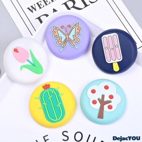 Cute Cartoon Wall Handle Silicone Thickened anti-collision Pad Household Refrigerator Door Silent anti-finger Pad Protection Pad