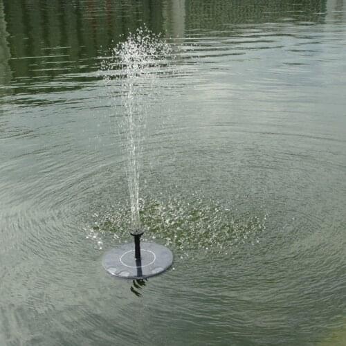 Mini Solar Water Fountain Pool Pond Waterfall Fountain Garden Decoration Outdoor Bird Bath Solar Powered Fountain Floating Water