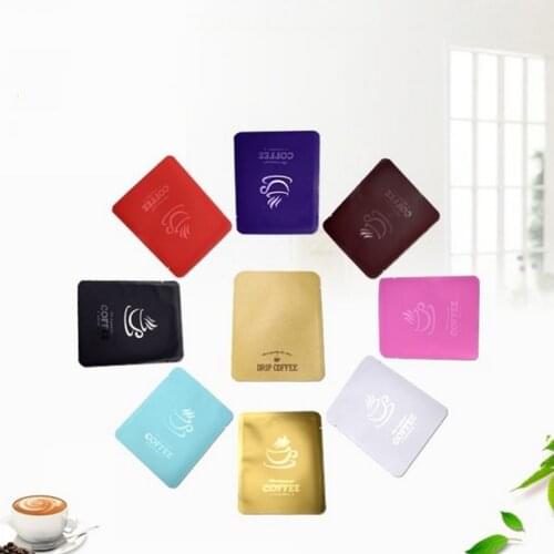 Aluminum Foil Open Top Vacuum Bags Heat Seal Food Storage Packaging Pouches For Coffee Tea Snack Nuts Pack 100pcs/lot