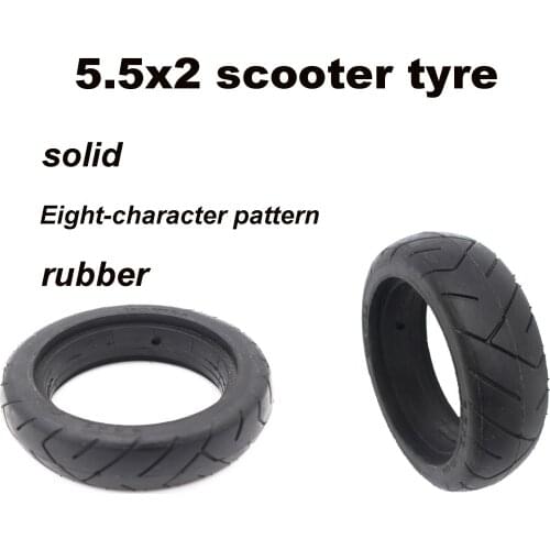 5.5 x 2 inch solid tire for electric scooter high quality Scooter Tire Scooter tubeless wheels rubber