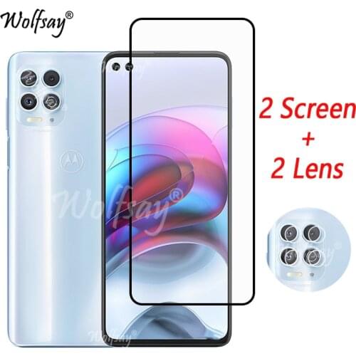 Full Cover Tempered Glass For Motorola Edge S Screen Protector For Motorola Edge S Camera Glass For Moto Edge S EdgeS Glass 6.7"