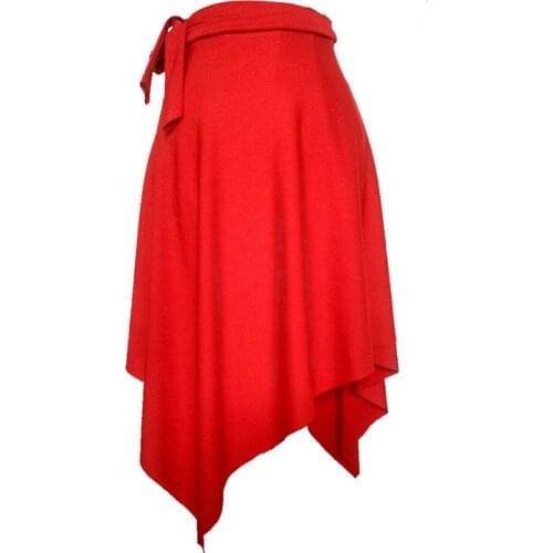 Multicolor Girls Cute Latin Dance Skirt Women Ballroom Salsa Dance Skirt Adult Tutu Dancing Dress Costumes