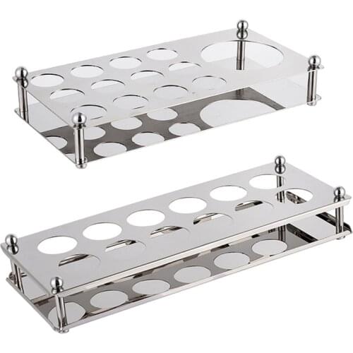 Stainless Steel 12 Cups Holder Bar KTV Liquor Glass Small Liquor Cup Holder