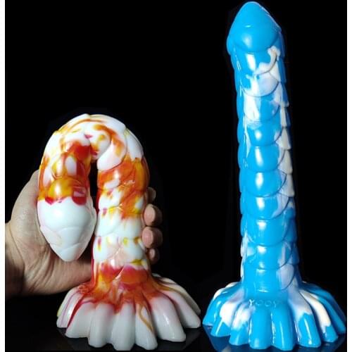 2021 Long Horse Anal Dildo Soft Fake Dicks Flower Suction Cup Anal Butt Plug Sex Toys For Women Anal Massager Sex Shop Products