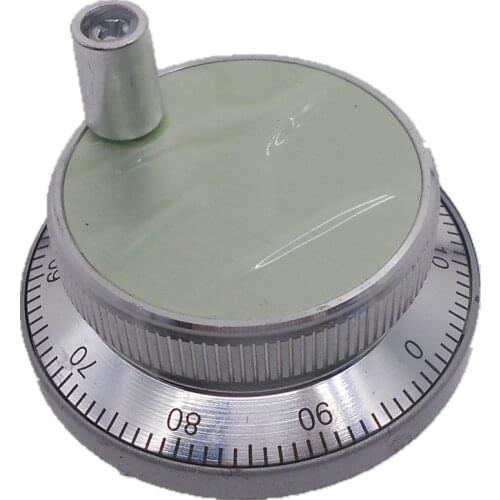 Diameter 60/80mm Cnc Pulser Handwheel Pulse 100 Voltgae 5v-24v 4pins Cnc Machine Manual Pulse Encoder Generator