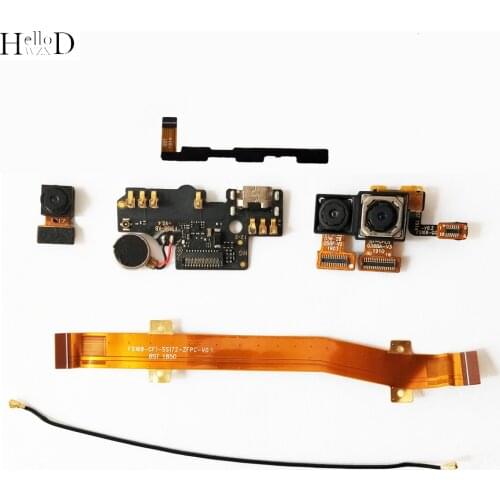 For Alcatel 1S 2019 5024 5024D 5024Y 5024K USB Charging Port Board+Volume Button Flex Cable+Front Rear Camera+Signal Antenna
