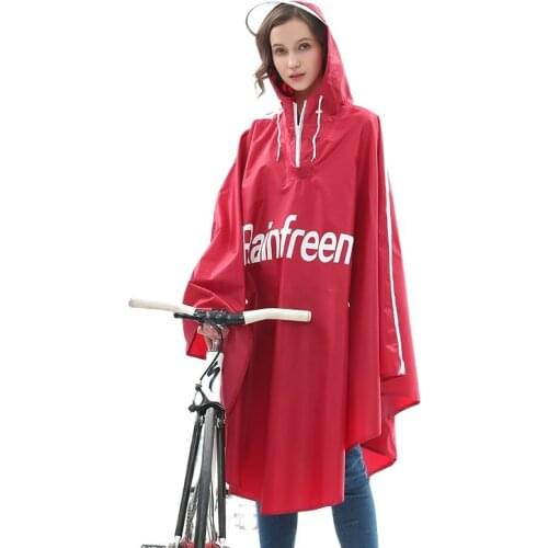 Adult Bicycle Rain Poncho Rain Coat Women Jacket Red Raincoat Men Anti- Riding Windbreaker Rainwear Capa De Chuva Gift Ideas