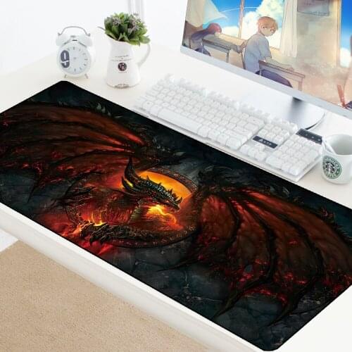 Gaming Mousepad Speed Locking Edge Large Natural Rubber Waterproof Game Desk Keyboad Mat for Dota Computer