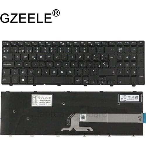 LA/SP Teclado Laptop Keyboard For Dell Inspiron 15 3000 3541 3542 3543 3551 3558 3552 3559 5547 5548 5558 5555 5551 5758 5755