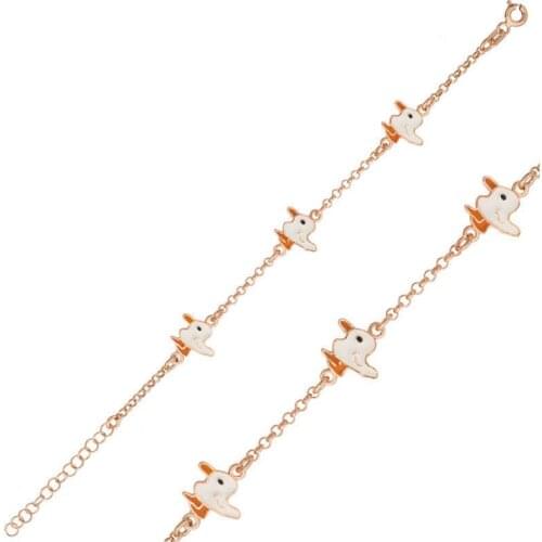 KUTAYDAN 925 Sterling Silver Duck Child Bracelet