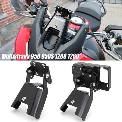 NEW Motorcycle 2015 2016 2017 2018 2019 2020 For Ducati Multistrada 1200 Mobile Phone Stand Holder GPS Plate Bracket