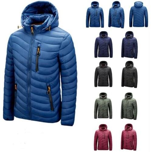 Anti-cold -20 Degree Celsius Winter Parkas Jacket Mens Cotton-padded Coat Windbreaker Hooded Thicken Warm Jackets Overcoat Men