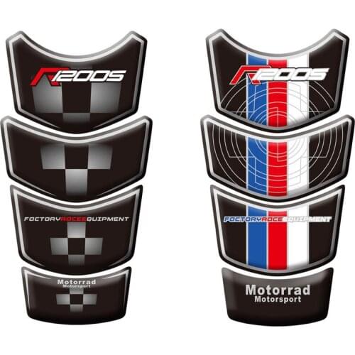 R1200S Motorcycle 3D Fuel Tank protective sticker decals for BMW R1200 S 2006-2009 07 08 New