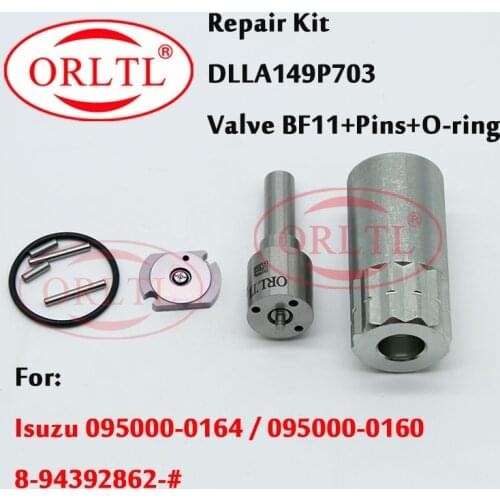 Repair Kits Nozzle DLLA149P703 093400-7030 Diesel Injector Control Valve For Isuzu 095000-0164 095000-0160 8-94392862