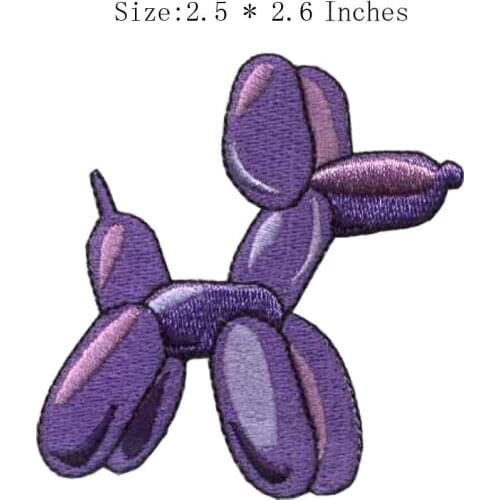 Purple color 2.5"wide embroidery for flower embroidery patch/stickers for fashion/my chemical romance