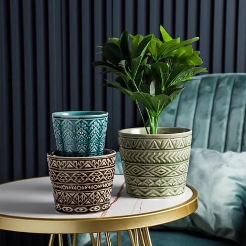 Nordic Mordern Garden Outdoor Flower pot Living room Vase Indoor gardening Garden table Flower pot Cachepot for flowers
