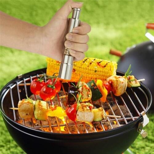 Salt and Pepper Mill Set Stainless Steel Salt and Pepper Grinder Durable One Hand Operation Salt and Pepper Mill 2 Pack