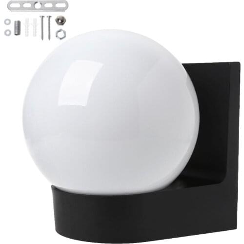 Porch LED Light Outdoor Waterproof Wall Lamp Corridor Decoration PC Base PMMA Acrylic Lampshade