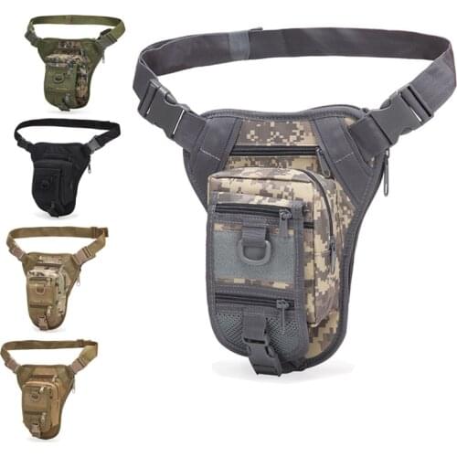 Tactical Thigh Bag 800D Oxford Waist Packs Military Drop Leg Packs Army Shooting Bag Hiking Hunting Leg Bag Motorcycle Bag