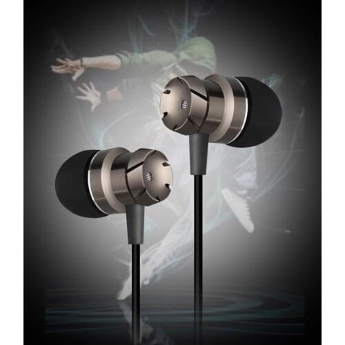 Universal 3.5mm In-ear Sports Gaming Headset Wired Control Noise-cancelling Bass Headset Xiaomi Wired Headset