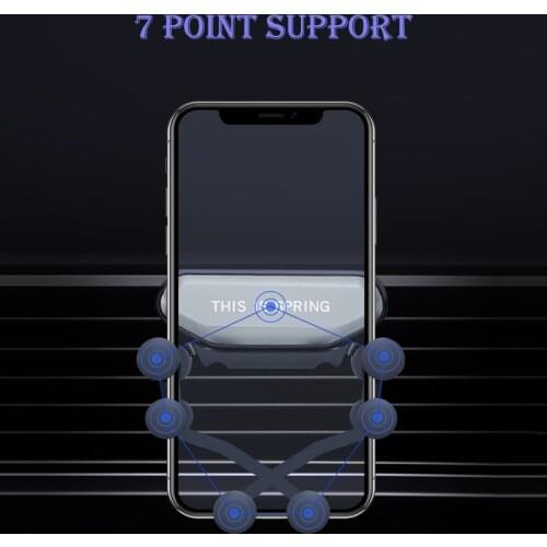 Universal Car Mobile Phone Holder Air Vent Mount Stand No Magnetic Cell Phone Holder For Phone In Car