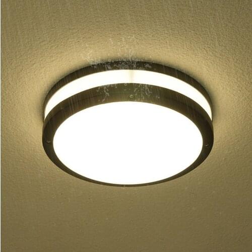 WECUS) Bathroom waterproof ceiling lamp, kitchen moisture lamp, LED outdoor balcony/corridor/corridor ceiling lamp