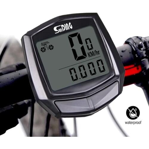 Waterproof Bike Speedometer For Road Mountain Bike Durable LCD DIsplay Bicycle Computer With Magnet Cycling Stopwatch