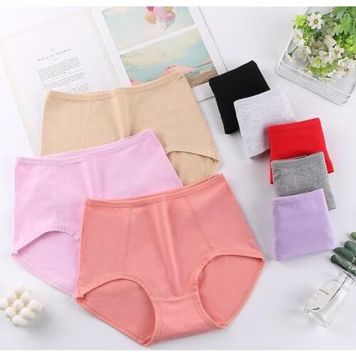 Women Underwear Lingerie Period Leak Proof Menstrual Panties Physiological Pants Waterproof Briefs Plus Size Female