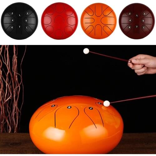 12"13"Steel Tongue Drum Professional Empty Drumstick Stick Percussion religion Instrument Yoga Natural Musical Note Handpan GU28