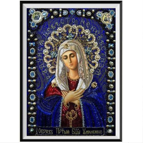 5d Religious Diamond Paintings, Handicrafts, Round Diamonds, Mosaic Embroidery, Wall Decoration, Cross Stitch Crafts