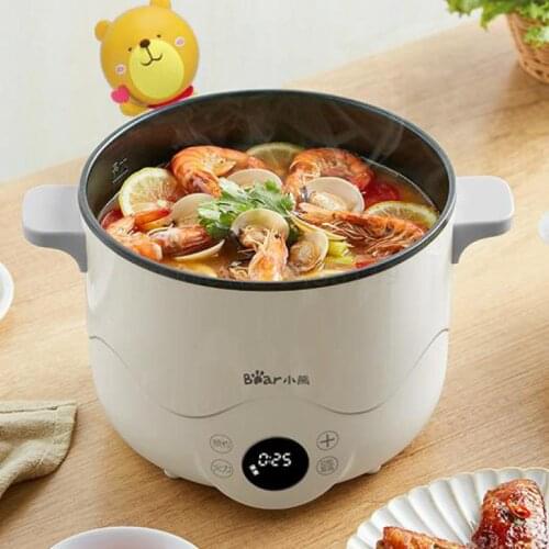 600 Electric skillet dormitory pot student pot electric pot small hot pot home multi-function electric cooking steaming one pot