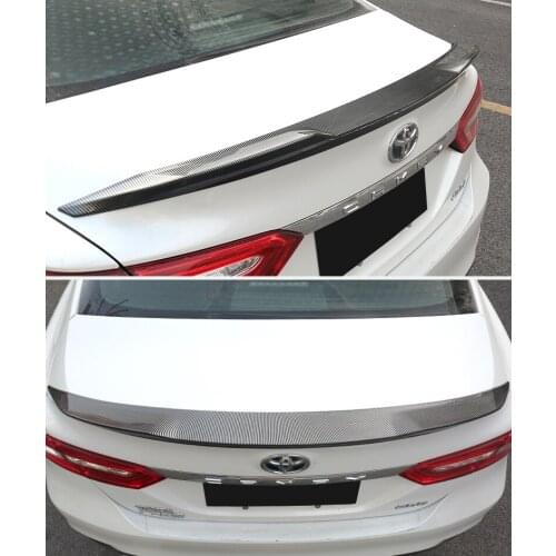 FOR Auto Parts Spoiler Honda NEW Camry 2018 2019 2020 2021 Car Trunk Wing Tail Rear Lip Decorative Accessories Camry Body Kit