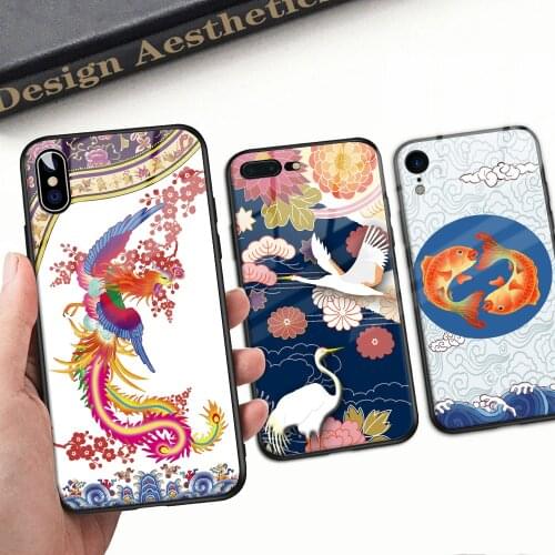 Tempered Glass Case for iPhone 12 Case for iPhone 6 6S plus 8 7 plus X XR XS MAX 11 12 pro max Tempered Glass Back Case Cover