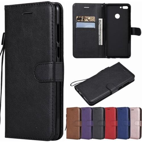 Flip Case For Huawei Y9 2018 Case Leather Wallet Cover For Huawei Y9 2019 Phone Case Coque For Huawei Y 9 2018 2019 Black Cover