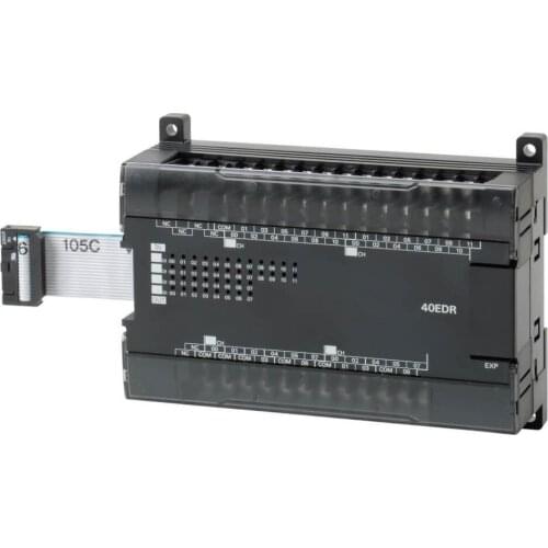 CP1W-40EDR I/O expansion unit, 24 x 24 VDC inputs, 16 x relay outputs 2 A