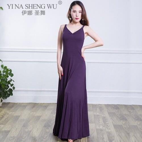 Belly Dance Female Elegant Dress Practice Clothes Oriental Dancing Slim Long Skirt Profession Competition Performance Clothing