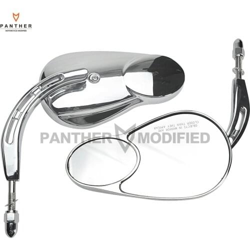 Chrome Motorcycle Mirror Motor Rear View Mirror case for Harley Road Glide SPORTSTER XL883 XL1200L XL1200C FLHTK 2010-2016
