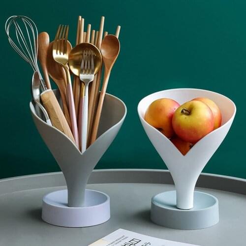 Creative Cute Drain Rack Funnel Kitchen Storage Sink Organizer Storage Organizer Chopstick Holder Household Fruit Baskets
