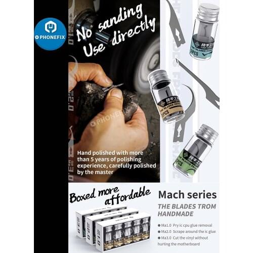 Mach Series Blades From Handmade Glue Remover CPU Chip Fix Tools Engraving Knife Mobile Phone DIY Repair Hand Tools